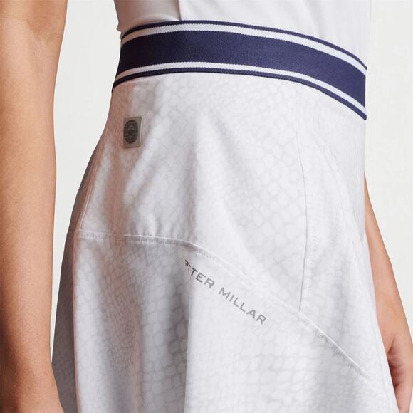 NWT Peter Millar Gabriela Swing Skort in Slithering White Size Large Golf Tennis - Picture 5 of 15